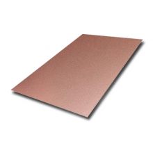 Factory Qualified 304 304L 0.5MM Anti-Finger Print Surface Finish PVD Chocolate Color SS Sandblasted/Bead Bleasted Sheets With PVC Film Coated