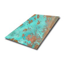 AISI 304 Copper Patina Effect Stainless Steel Antique Sheet By Anti-Finger Print Process Finish