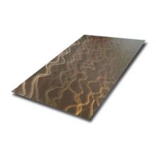 AISI 304 Shimmering Pattern 3D Laser Finish Sheet Stainless Steel In PVD Antique Color Coating