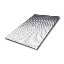 304 316 2B/BA/No.4 Finish 2WL Texture Metal Sheet Made From China Grand Metal Embossed Stainless Steel Manufacturer