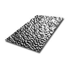 AISI 304 316 PVD espejo color negro pequeña onda de agua ondulada paneles de acero inoxidable 4x8 en venta