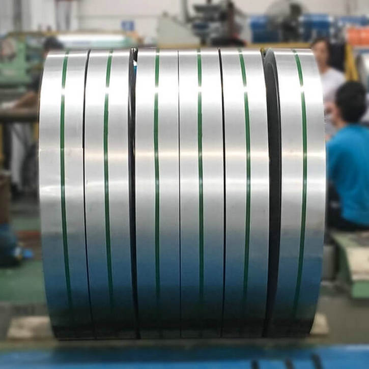 China Grand Metal Manufacturer ASTM 201 J1 J2 J3 J4 Stainless Steel Coil Strip 102mm Width