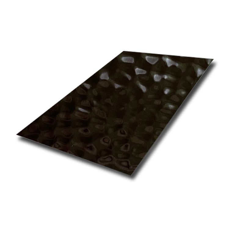 201 304 кованый лист из нержавеющей стали с покрытием PVD черного цвета