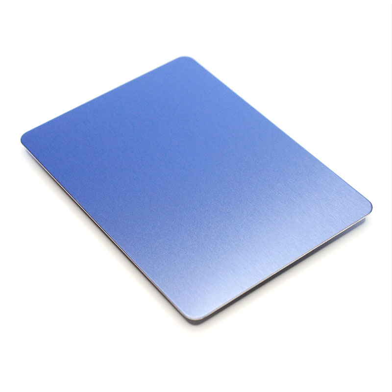 Gold Rolled 201 304 316 430 Brush Satin No.4 Finish Stainless Steel Sheet Plate In PVD Sapphire Blue Color Coating