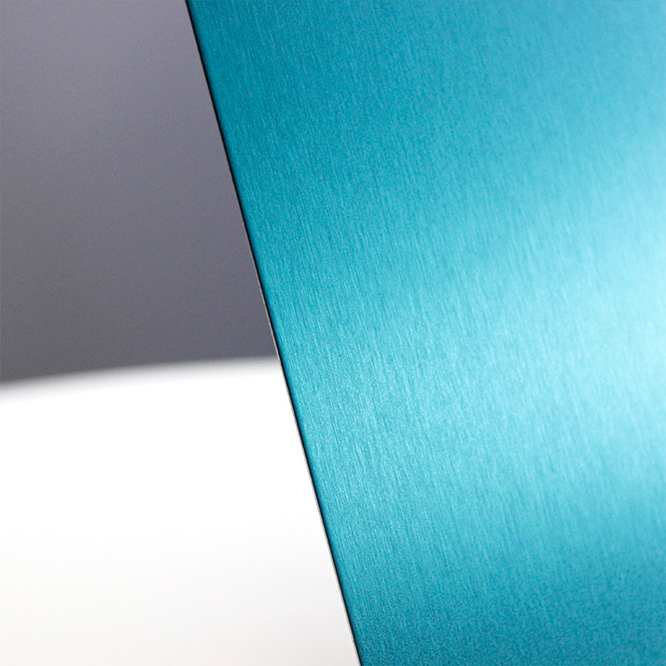 Factory price ss304 No.4 N4 finish stainless steel sheet in PVD jade green color coated
