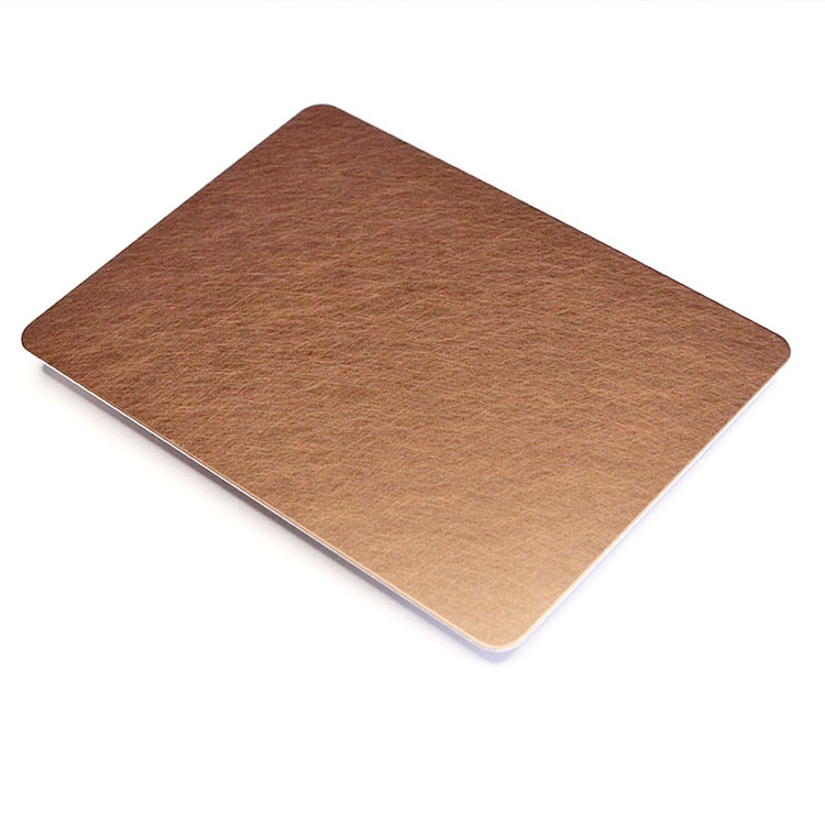 OEM And ODM Service 304 Vibration Decorative Stainless Steel Plate/Sheet PVD Rose Red Color Plated