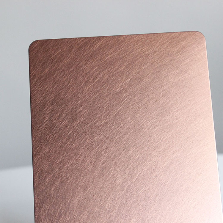 Vibration PVD Brown Colored SS 304 Sheet Price Import From China