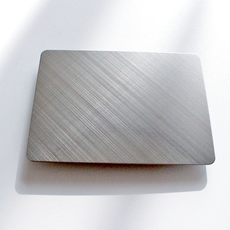 Factory Direct 201 304 316 0.6mm Thick Cross Hairline Stainless Steel Chromium Sheet for Villa Project Decoration
