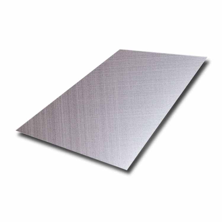 China Cheap Price Of 304 Cross Hairline Metal Texture Stainless Steel Sheet 4'X8' Grey Color Plated
