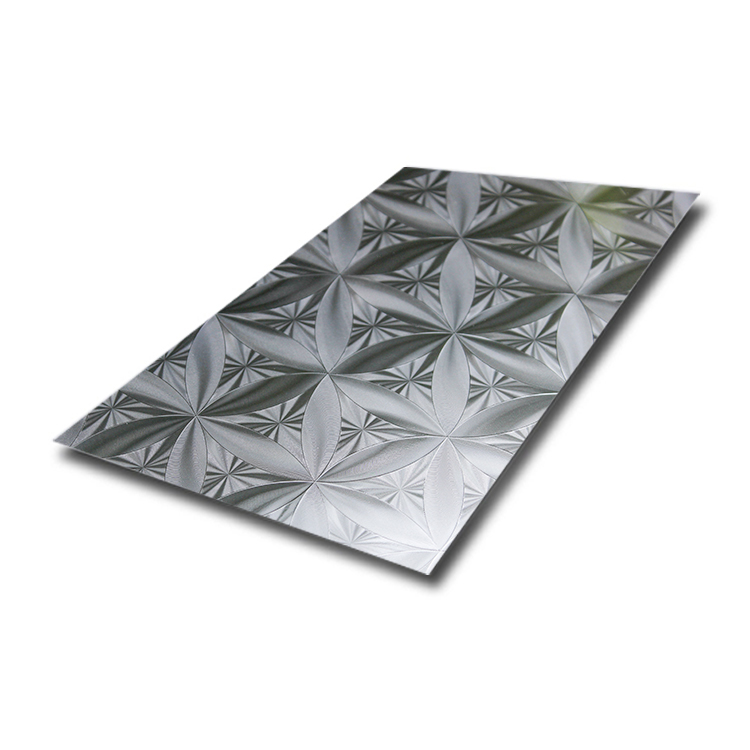 Frees Sample 304 316 2B BA Diamond Embossed Stainless Steel Sheet Anti- Scratch Surface Finish