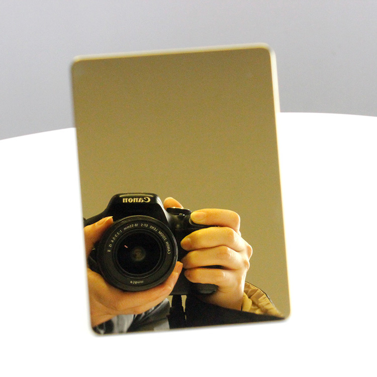 304 1.5MM Thick Supper Mirror Effect PVD Golden Color Stainless Steel Sheet And Plate Use For Hotel Interior Decoration