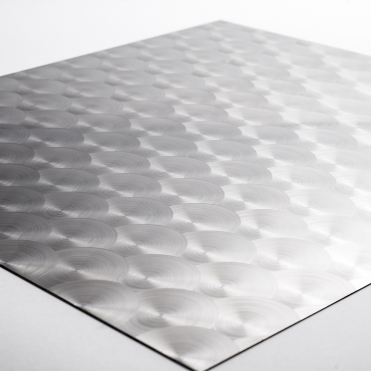 Grade 201 304 430 CD Circle Polished  Stainless Steel Metal Wall Panel 3D Laser Finishing