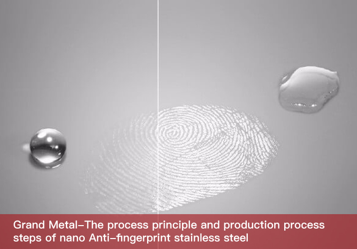 The process principle and production process steps of nano Anti-fingerprint stainless steel