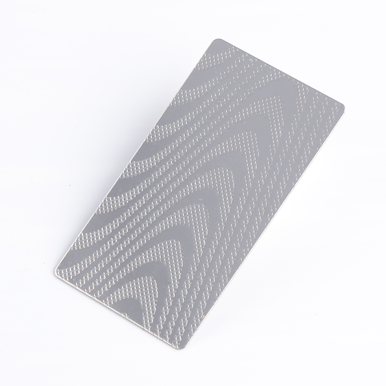 SUS 201 304 316 430 4Ftx8Ft 0.3-2mm Thick Water Ripple Pattern Finish BA Embossed Stainless Steel Sheets