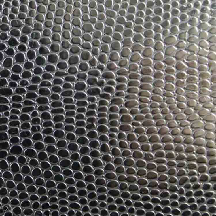 New Design 304 0.75 BA Embossed Lizard Skin Stainless Steel Texture Sheet 4x8 made in China Factory