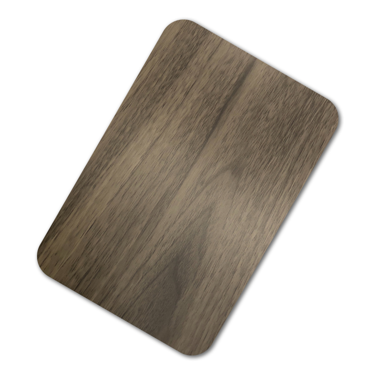 Grade 201 304 316 Stainless Steel Laminate Sheets With Wood Pattern PVC Film Coated