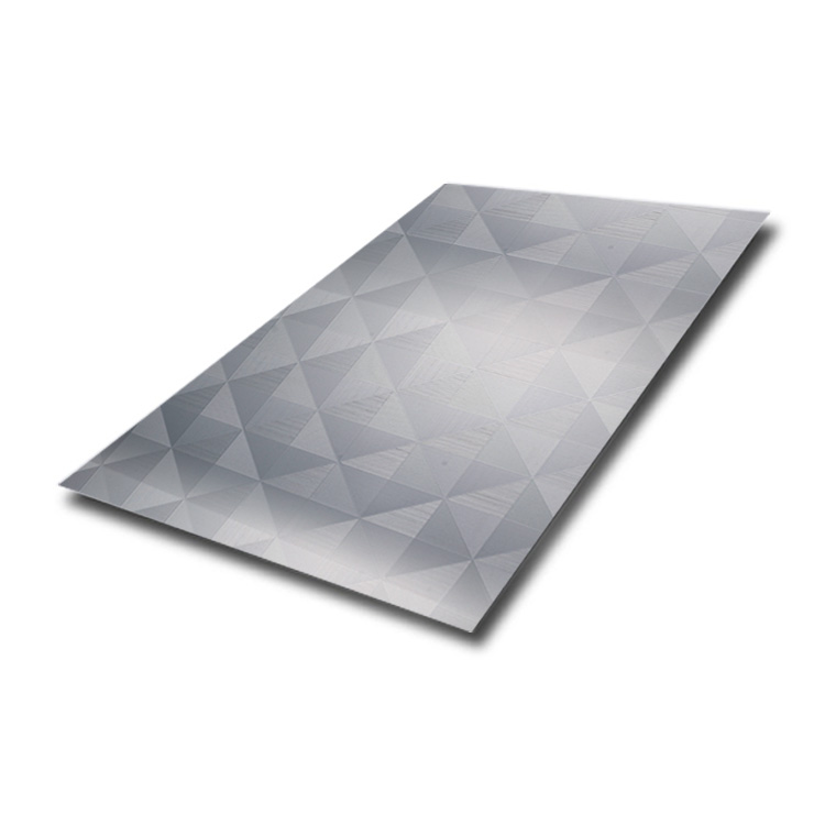 Grade 201 304 430 4x8ft Prismatic Pattern Embossed On Stainless Steel Sheet Price Per Pcs